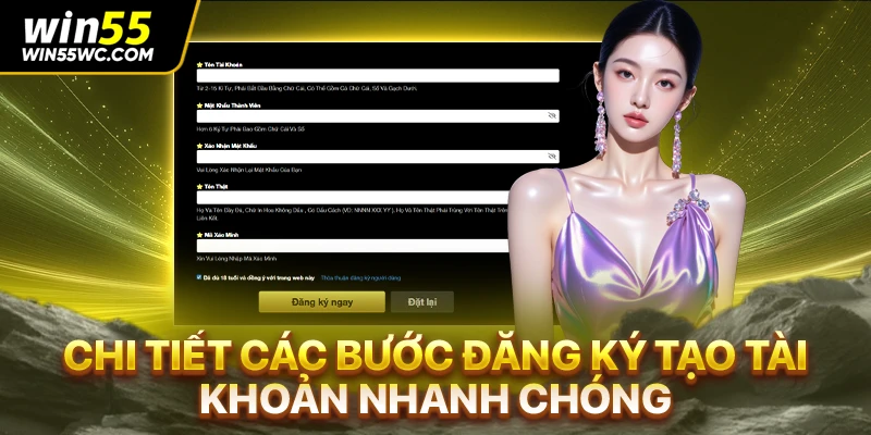 Chi tiết các bước đăng ký tạo tài khoản nhanh chóng