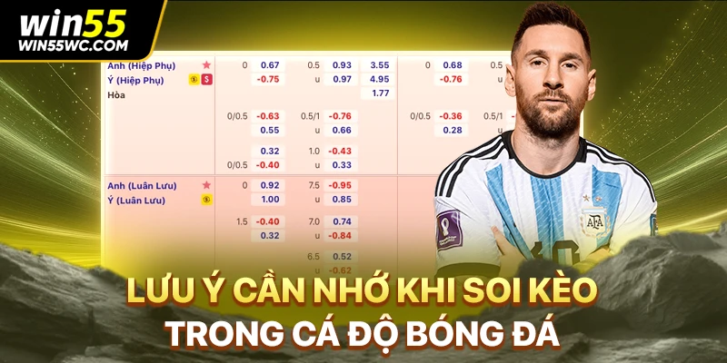 Lưu ý cần nhớ khi soi kèo trong cá độ bóng đá